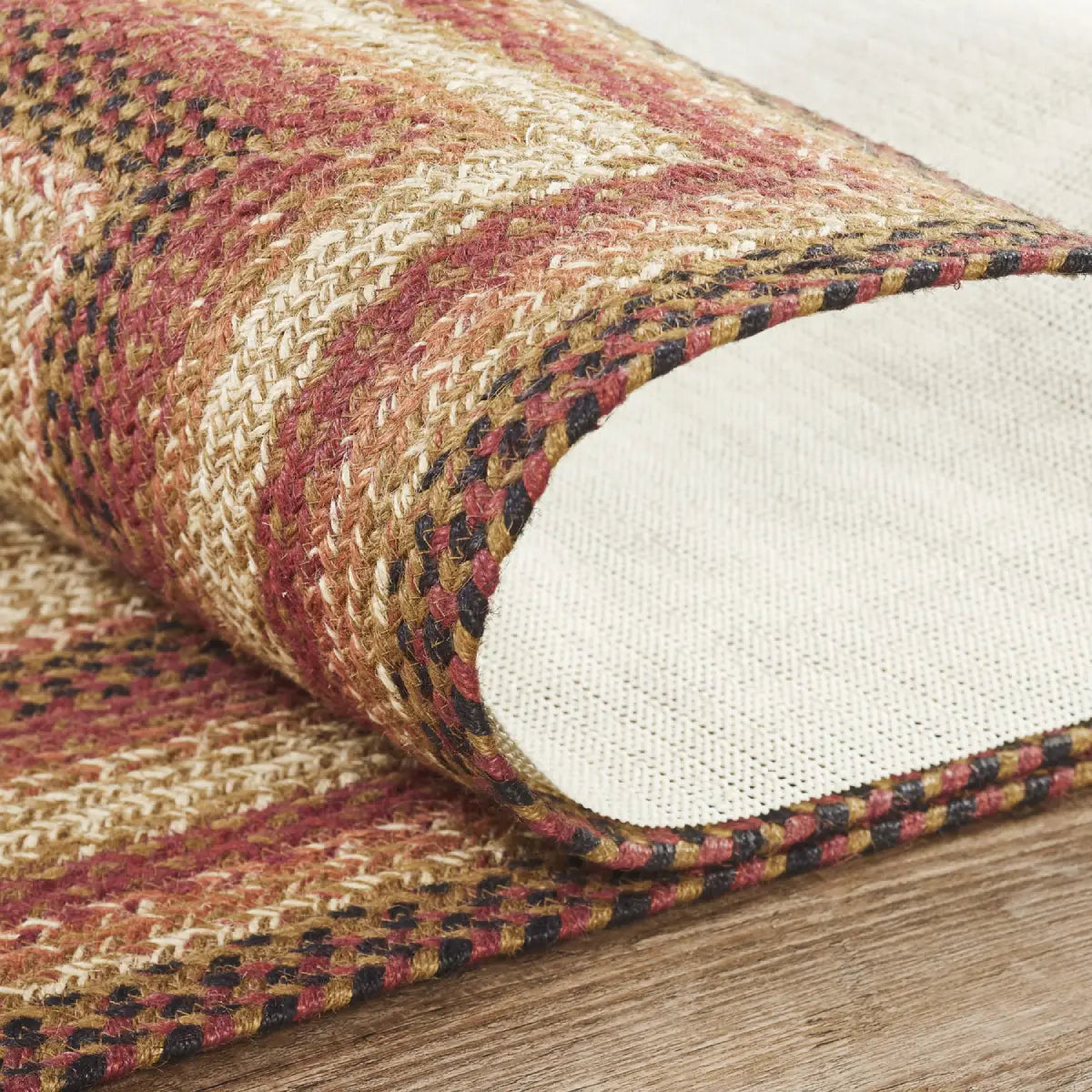 Cinnamon Jute Runner Upclose