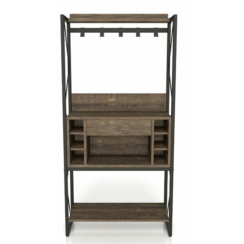 Oak & Iron Bakers Rack