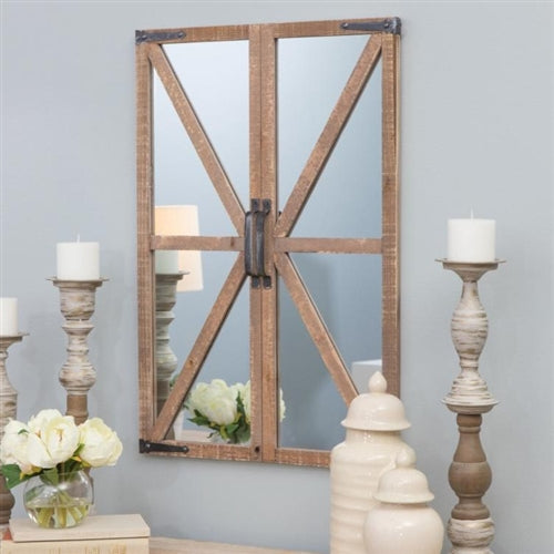 Barn Door Wall Mirror