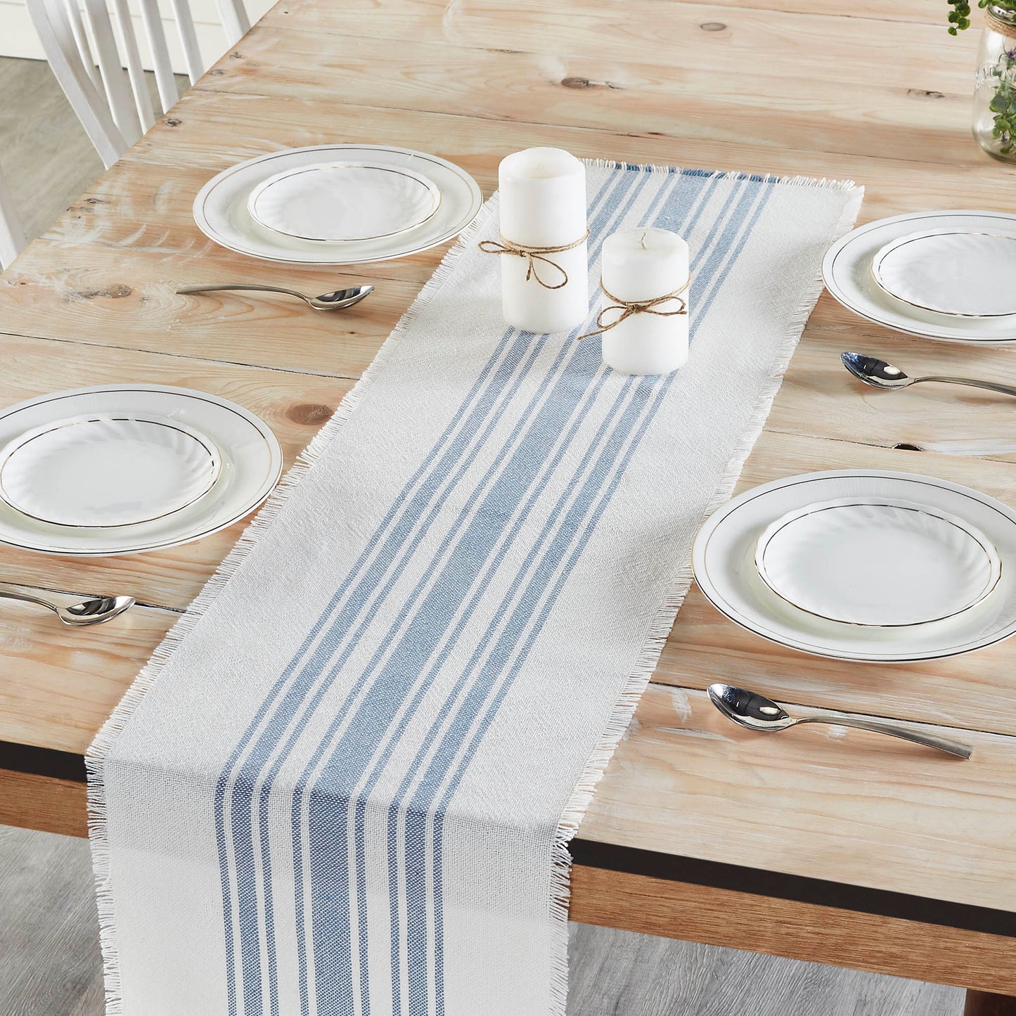 Blue Ribbon Table Runner - 12x48