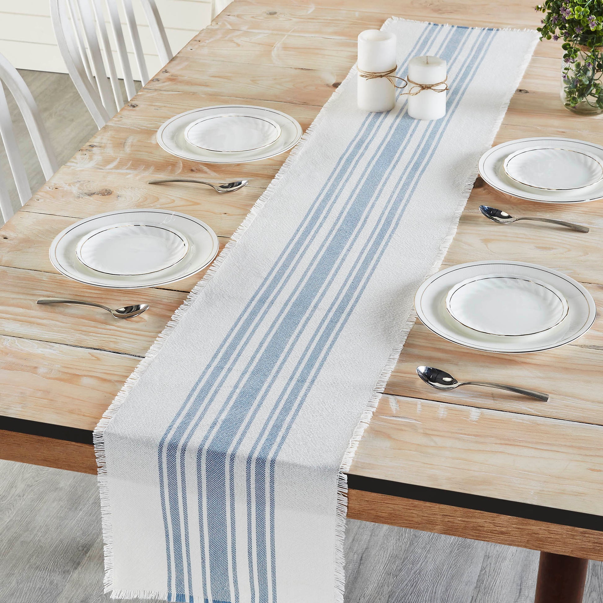 Blue Ribbon Table Runner - 12x72