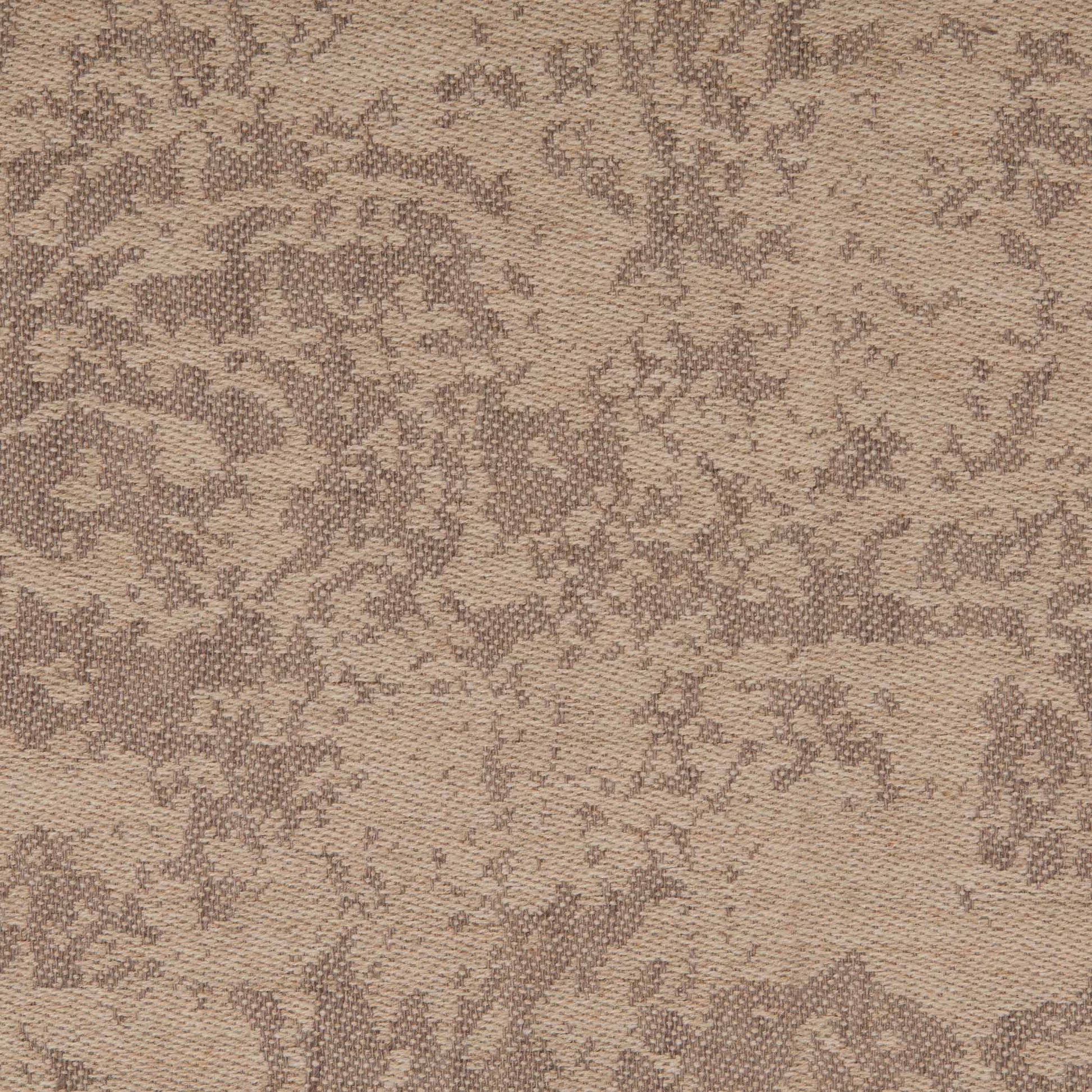 Brocade Tan Table Runner Zoomed In