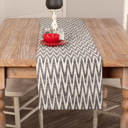 Jagged Table Runner on Table