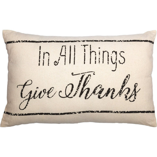 give thanks pillow front
