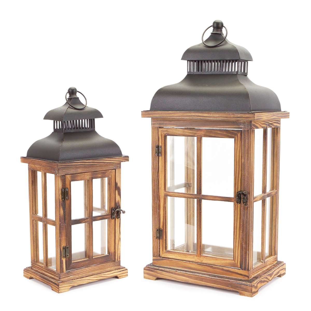 East Coast Wood Lantern Set